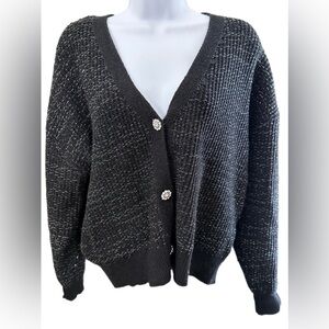 Black Knit Women's Sweater
